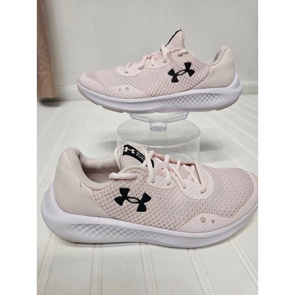 Under Armour Charged Pursuit 3 Grade Running shoes pink Size 6 - Picture 2 of 6